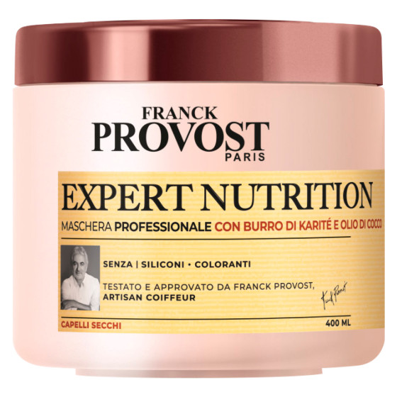 Franck Provost Expert Nutrition Maschera per Capelli Secchi 400ml Franck Provost Expert Nutrition Maschera per Capelli Secchi 400ml