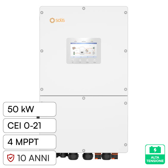 V-Tac Solis Inverter Trifase On-Grid / Off-Grid 50kW IP66 V-Tac Solis Inverter Trifase On-Grid / Off-Grid 50kW IP66