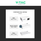 Immagine 5 - V-Tac Kit 8 Batterie BMS Stack LiFePO4 40kWh Alta Tensione Impianto Trifase Garanzia 10 Anni IP65 CEI 0-21 CEI 0-16 - SKU 120028