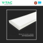 Immagine 11 - V-Tac Pro VT-6147 6 Pannelli LED Rettangolari 120x30 40W SMD Chip Samsung 2in1 a Superficie e Incasso - SKU 2166251 / 2166261