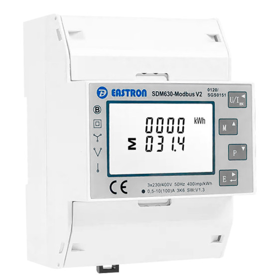 Eastron Misuratore Inverter Trifase Deye Solis 220-240V RS485 4P Eastron Misuratore Inverter Trifase Deye Solis 220-240V RS485 4P