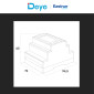 Immagine 5 - Eastron Misuratore per Inverter Trifase Deye Solis 3x 230-400V RS485 4P MID con Display LCD e CT esterni - mod. SDM630MCT-300A