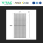 Immagine 8 - V-Tac Pannelli Solari Fotovoltaici Austa Osda 480W TIER 1 Monocristallini TOPCon IP68 - SKU 12285 / 1228514 / 1228512 / 122858