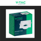 Immagine 9 - V-Tac VT-443 Portafaretto Quadrato Fisso da Incasso per Lampadine GU10 e GU5.3 (MR16) Bianco - SKU 10297