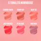 Immagine 6 - Maybelline New York SuperStay Teddy Tint Tinta Labbra Effetto Vellutato Stratificabile Colore 15 Skinny Dip - Flacone da 5ml