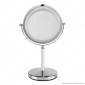 Immagine 3 - V-Tac VT-7572 Specchio con Luce LED 3W Ingrandimento 3x Orientabile Colore Cromato - SKU 6629