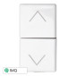 Immagine 1 - ETTROIT MOON PULSANTE DOPPIO INTERBLOCCO SALISCENDI - Mod. AB1204 - Compatibile con BTicino AXOLUTE