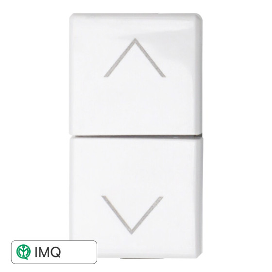 PULSANTE DOPPIO INTERBLOCCO SALISCENDI - modello AB1204 PULSANTE DOPPIO INTERBLOCCO SALISCENDI - modello AB1204