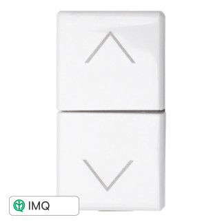 PULSANTE DOPPIO INTERBLOCCO SALISCENDI - modello AB1204