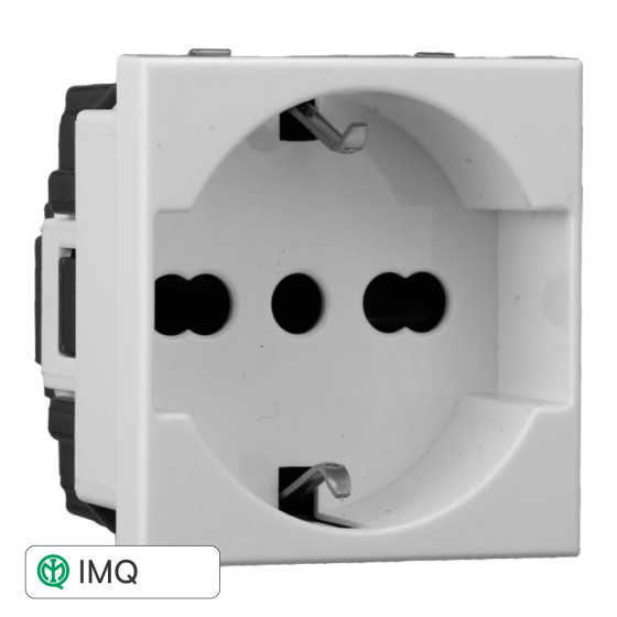 PRESA SCHUKO 2P+T 16A - modello AB2102 PRESA SCHUKO 2P+T 16A - modello AB2102