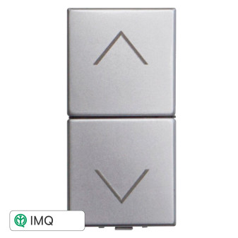 PULSANTE DOPPIO INTERBLOCCO SALISCENDI - modello AG1204