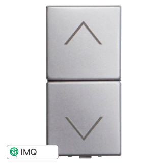 PULSANTE DOPPIO INTERBLOCCO SALISCENDI - modello AG1204