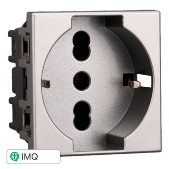 PRESA SCHUKO 2P+T 16A - modello AG2102