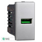 Immagine 1 - ETTROIT MOON PRESA USB 2.1AMH - Mod. AG2401 - Compatibile con BTicino AXOLUTE