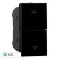 Immagine 1 - ETTROIT MOON PULSANTE DOPPIO 1P+1P 16A - Mod. AN1202 - Compatibile con BTicino AXOLUTE