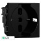 Immagine 1 - ETTROIT MOON PRESA SCHUKO 2P+T 16A - Mod. AN2102 - Compatibile con BTicino AXOLUTE
