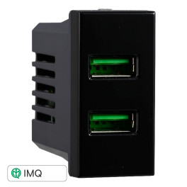 PRESA USB 2POSTI 2.1AMH - modello AN2402
