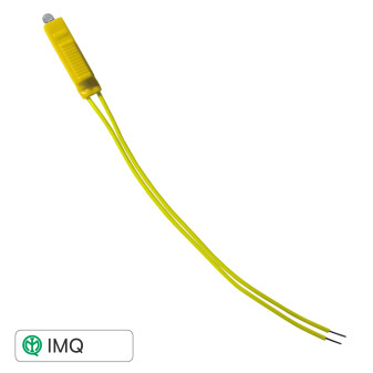 LAMPADA LED GIALLO 0.5W 220V - modello AN2923