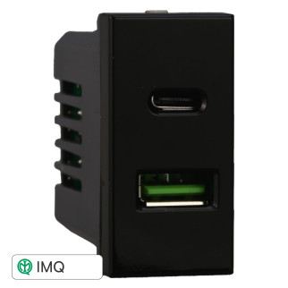 PRESA USB 2 IN 1 USB+TYPE-C 3.1AMH - modello AN3002