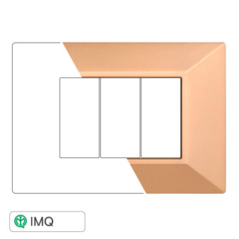 PLACCA PIRAMIDE 3P ORO - modello AN90311