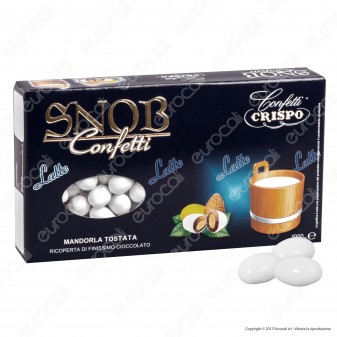 Confetti Crispo Snob con Mandorle Tostate Gusto Cioccolato al Latte -