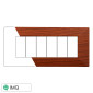 Immagine 1 - ETTROIT MOON PLACCA PLASTICA PIRAMIDE 6P RADICA - Mod. AN90603 - Compatibile con BTicino AXOLUTE