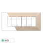 Immagine 1 - ETTROIT MOON PLACCA PLASTICA PIRAMIDE 6P SABBIA - Mod. AN90609 - Compatibile con BTicino AXOLUTE