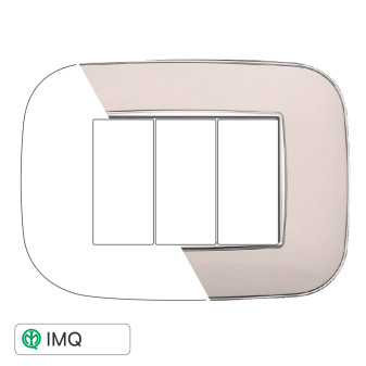 PLACCA ORBIS 3P BIANCA - modello AN91301