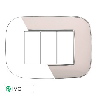 PLACCA ORBIS 3P BIANCA - modello AN91301