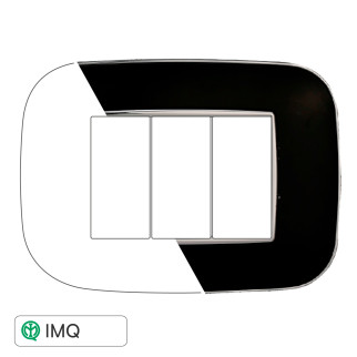 PLACCA ORBIS 3P NERO - modello AN91302