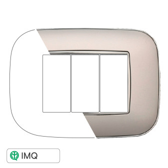 PLACCA ORBIS 3P SILVER - modello AN91306