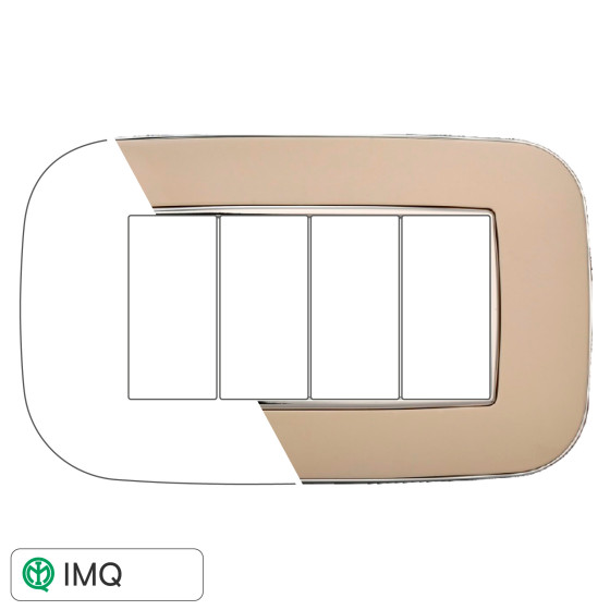 PLACCA ORBIS 4P SABBIA - modello AN91409 PLACCA ORBIS 4P SABBIA - modello AN91409