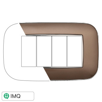 PLACCA ORBIS 4P BRONZO - modello AN91410