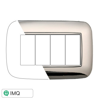 PLACCA ORBIS 4P CROMATO LUCIDO - modello AN91413