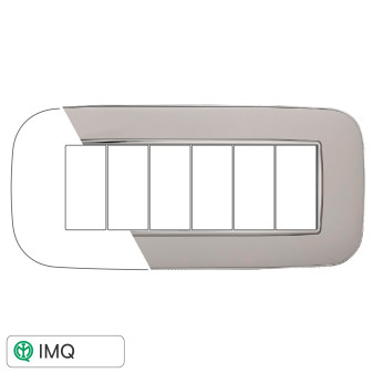 PLACCA ORBIS 6P BIANCA - modello AN91601