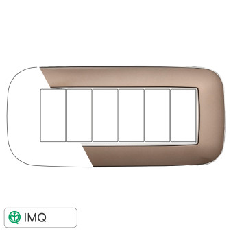 PLACCA ORBIS 6P BRONZO - modello AN91610