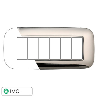 PLACCA ORBIS 6P CROMATO LUCIDO - modello AN91613