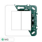 Immagine 1 - ETTROIT STARLIGHT SUPPORTO 2POSTI - Mod. EV0202 - Compatibile con Vimar PLANA