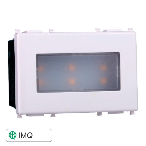 LAMPADA 3P SEGNAPASSO LED 220V ON/OFF 3000K - modello EV0323 LAMPADA 3P SEGNAPASSO LED 220V ON/OFF 3000K - modello EV0323