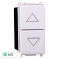 Immagine 1 - ETTROIT STARLIGHT PULSANTE DOPPIO 1P+1P 16A - Mod. EV1202 - Compatibile con Vimar PLANA