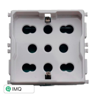 MULTISTANDARD 2P+T 220V SCHUKO+BIPASSO - modello EV3503