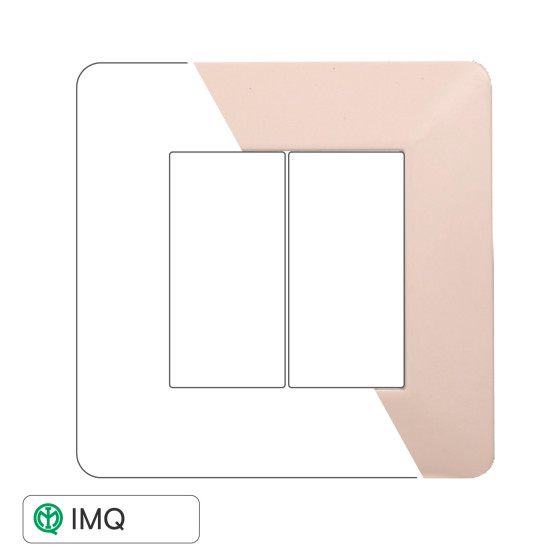 PLACCA PLASTICA 2P SABBIA - modello EV83209 PLACCA PLASTICA 2P SABBIA - modello EV83209