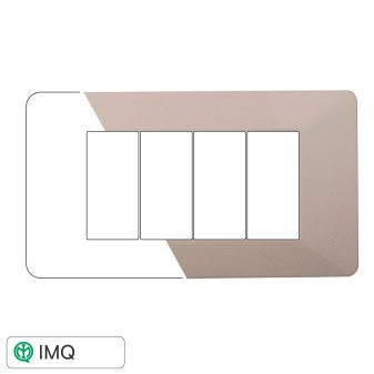 PLACCA PLASTICA 4P SABBIA - modello EV83409