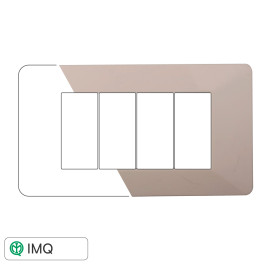 PLACCA PLASTICA 4P SABBIA - modello EV83409
