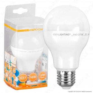 SkyLighting Lampadina LED E27 16W Bulb A65 - mod. A60-I2716C /