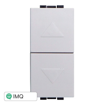 PULSANTE DOPPIO INTERBLOCCO SALISCENDI - modello LB1204
