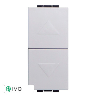 PULSANTE DOPPIO INTERBLOCCO SALISCENDI - modello LB1204