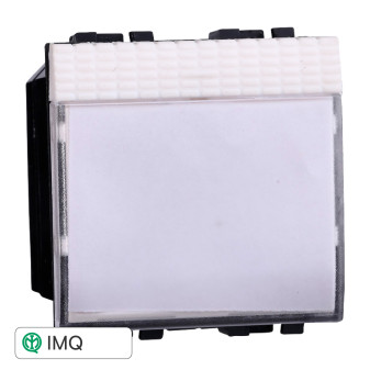 PULSANTE 2P PORTANOME - modello LB1901