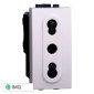 Immagine 1 - ETTROIT SPACE PRESA BIPASSO 2+T 16A - Mod. LB2001 - Compatibile con BTicino LIVING LIGHT / INTERNATIONAL