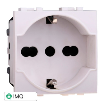 PRESA SCHUKO 2P+T 16A - modello LB2102